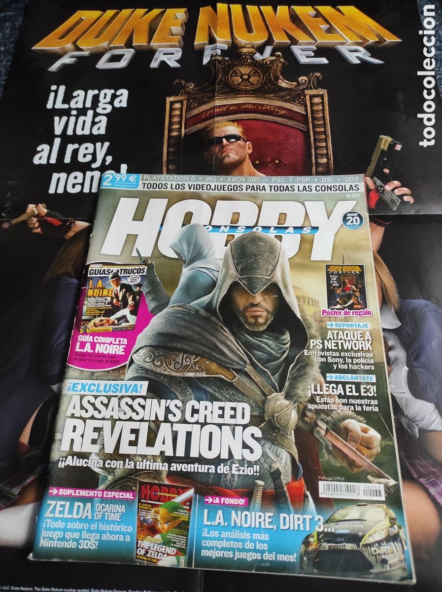 Coleccionismo de Revistas y Peri&oacute;dicos: HOBBY CONSOLAS N&ordm; 237 Assasins creed revelations -CON POSTER - REVISTA DE VIDEOJUEGOS