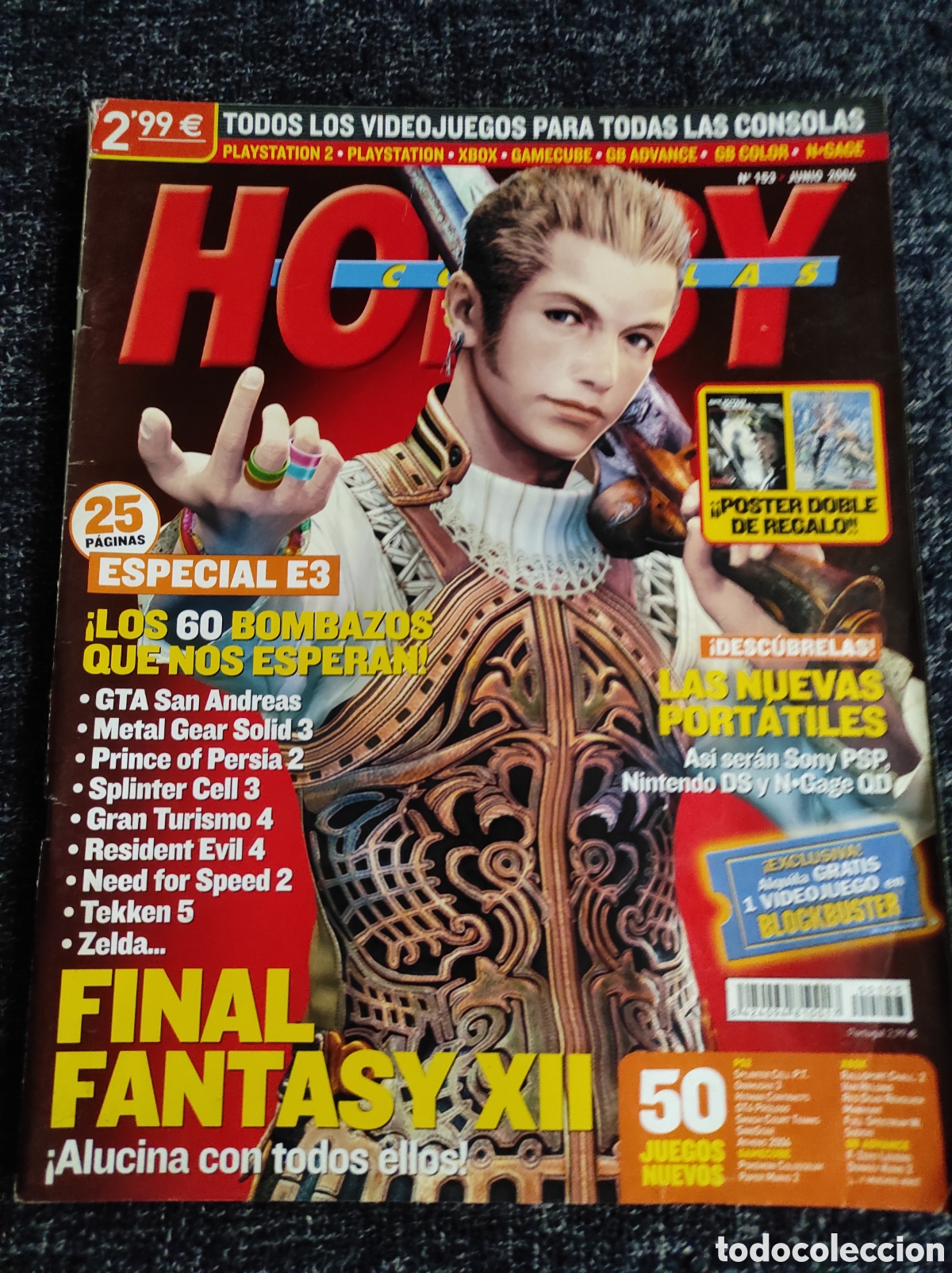 Coleccionismo de Revistas y Peri&oacute;dicos: HOBBY CONSOLAS N&ordm; 153 Final Fantasy XII - CON POSTER -REVISTA DE VIDEOJUEGOS
