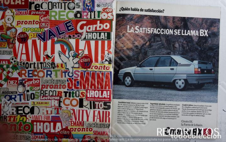 Coleccionismo de Revistas y Peri&oacute;dicos: citroen bx anuncio publicidad