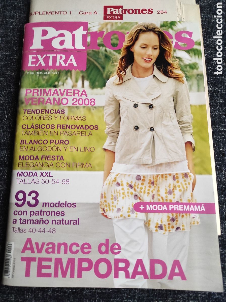Collection Magazines and Newspapers: PATRONES N&ordm; 264 PRIMAVERA VERANO 2008 - CONTIENE PATRONES