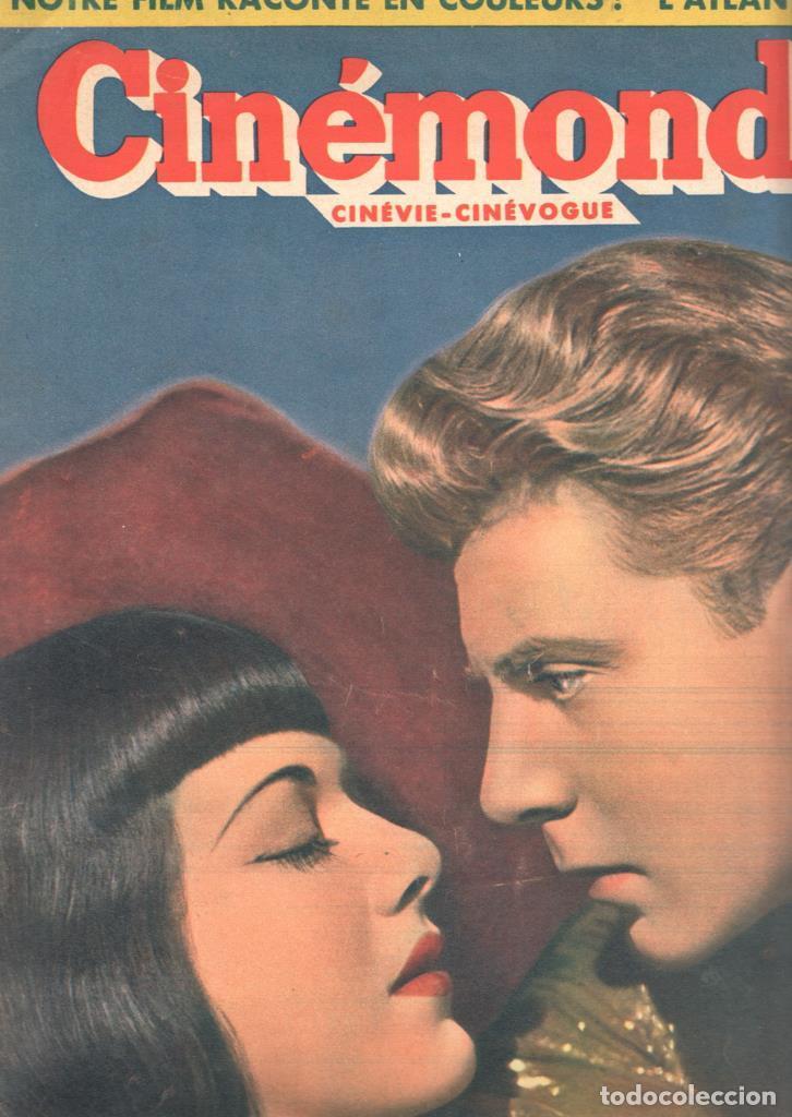 Colecionismo de Revistas e Jornais: Revista Cinemonde num. 788: Notre film raconte en couleurs: L'atlantide - Portada: Maria Montez,...