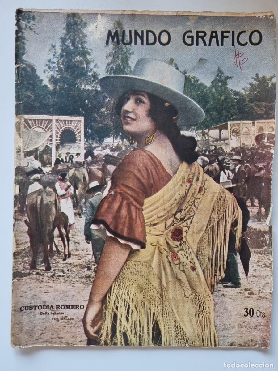 Coleccionismo de Revistas y Peri&oacute;dicos: MUNDO GRAFICO n&deg; 454 julio 1920