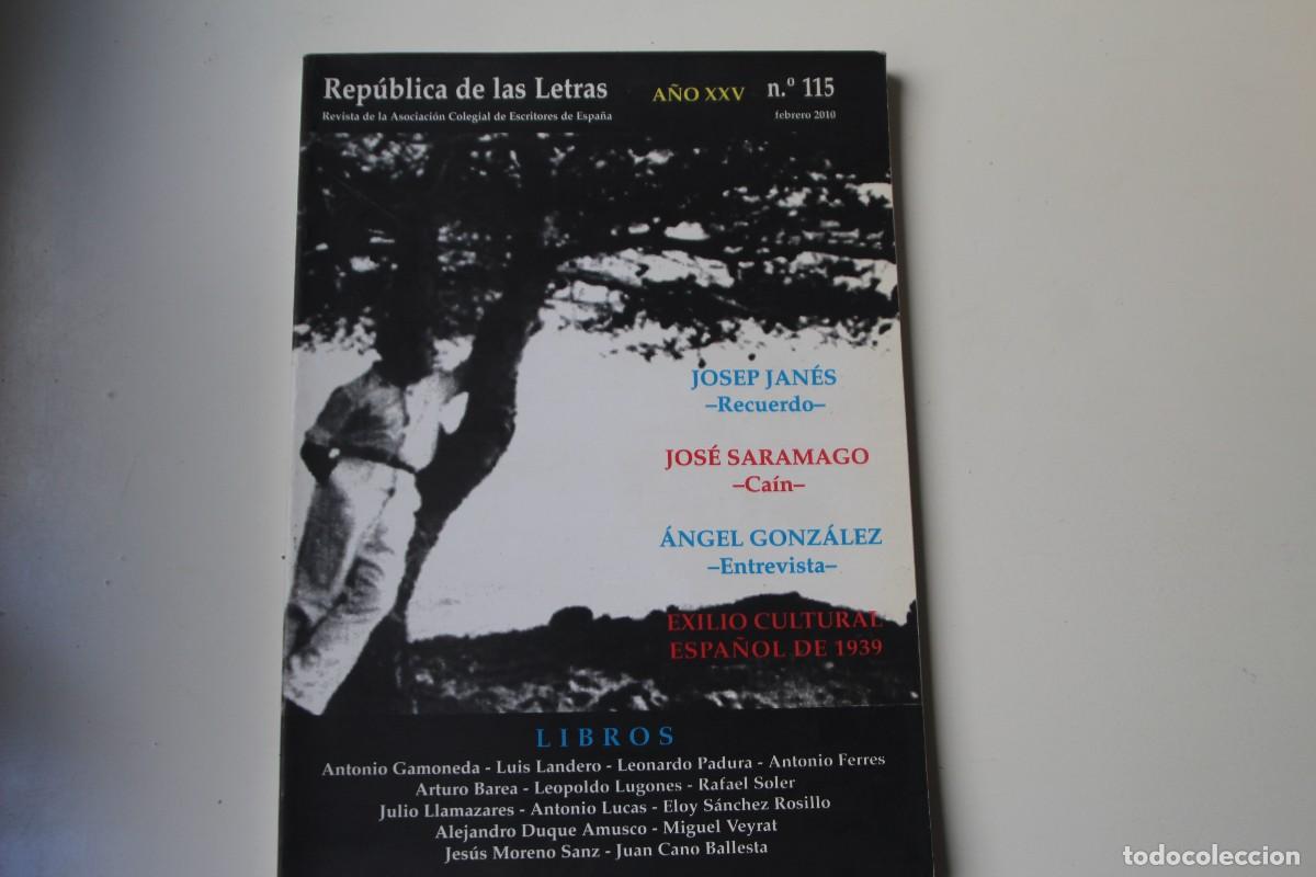 Coleccionismo de Revistas y Peri&oacute;dicos: REP&Uacute;BLICA DE LAS LETRAS N&ordm; 115