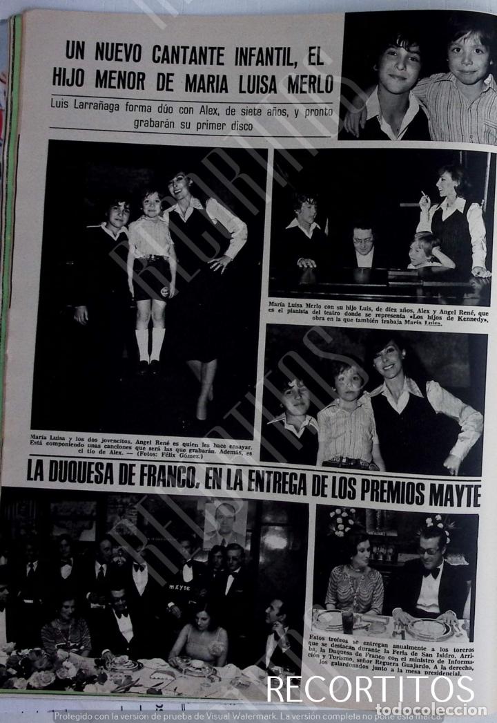 Collezionismo di Riviste e Giornali: maria luisa merlo luis larra&ntilde;aga carmen franco
