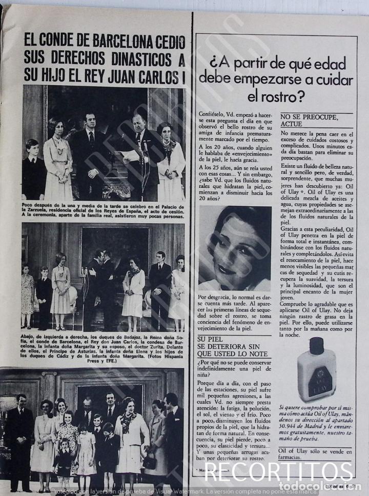 Sammeln von Zeitschriften und Zeitungen: el conde de barcelona cedio sus derechos dinasticos a su hijo juan carlos i