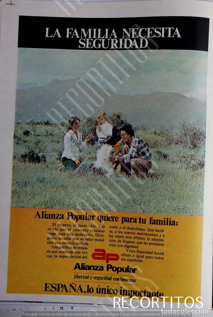 Collezionismo di Riviste e Giornali: alianza popular publicidad