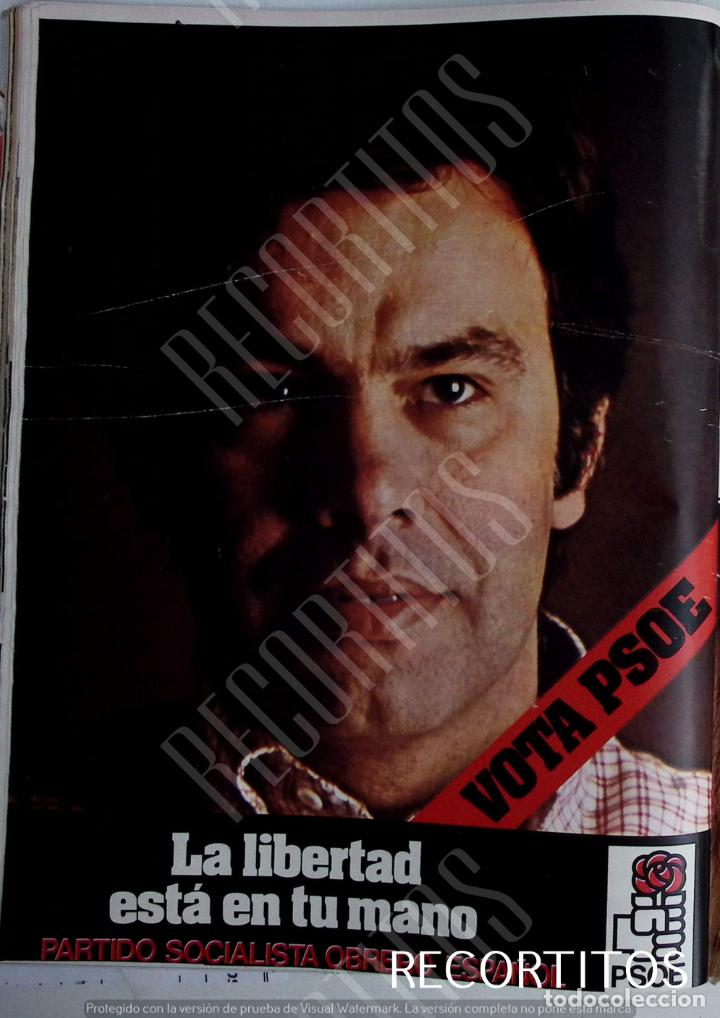Sammeln von Zeitschriften und Zeitungen: psoe felipe gonzalez publicidad