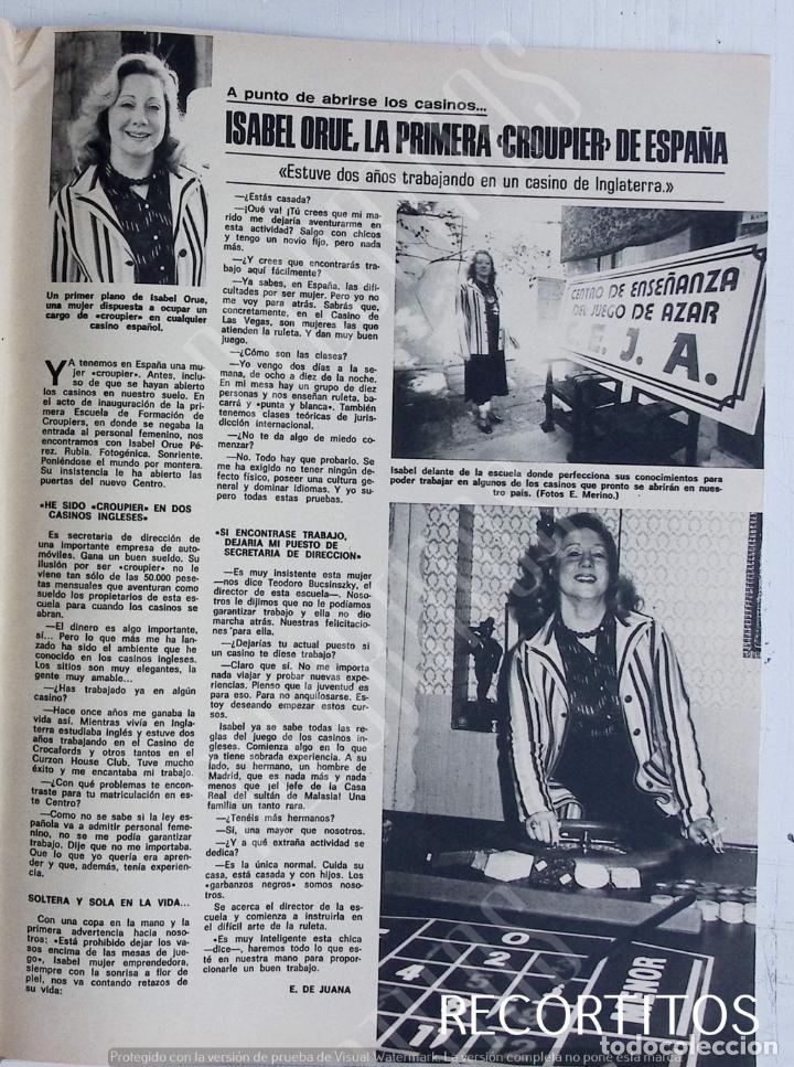 Collection Magazines and Newspapers: isabel orue croupier