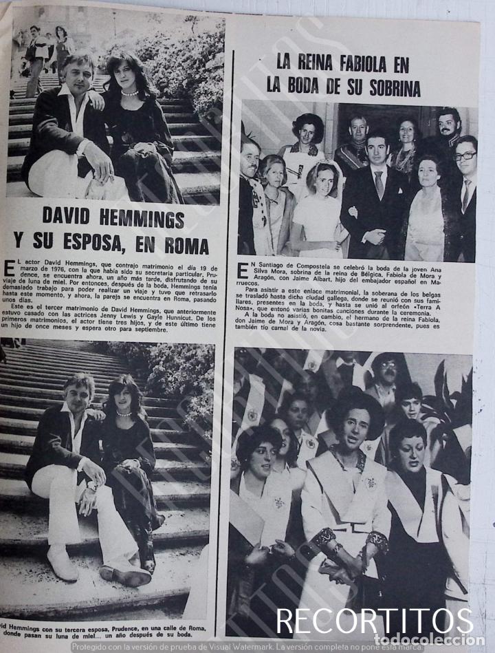 Collection Magazines and Newspapers: david hemmings reina fabiola