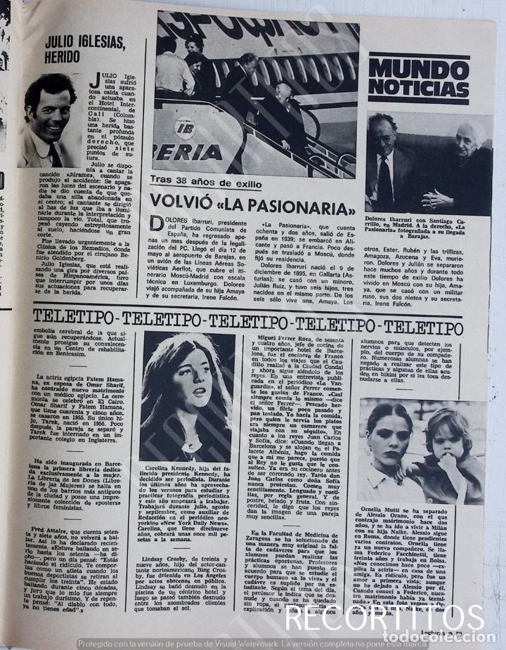 Coleccionismo de Revistas y Peri&oacute;dicos: dolores ibarruri la pasionaria julio iglesias ornella muti mutti