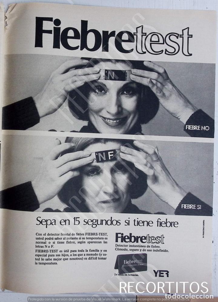 Sammeln von Zeitschriften und Zeitungen: fiebretest anuncio publicidad