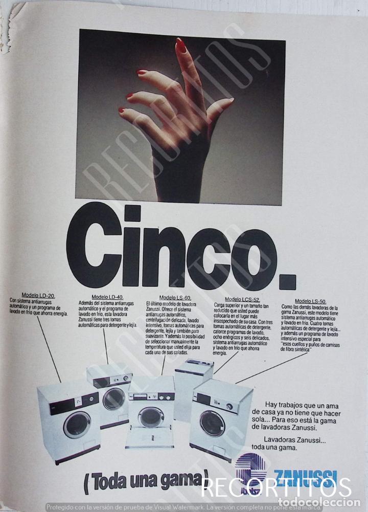 Collection Magazines and Newspapers: zanussi lavadoras anuncio publicidad