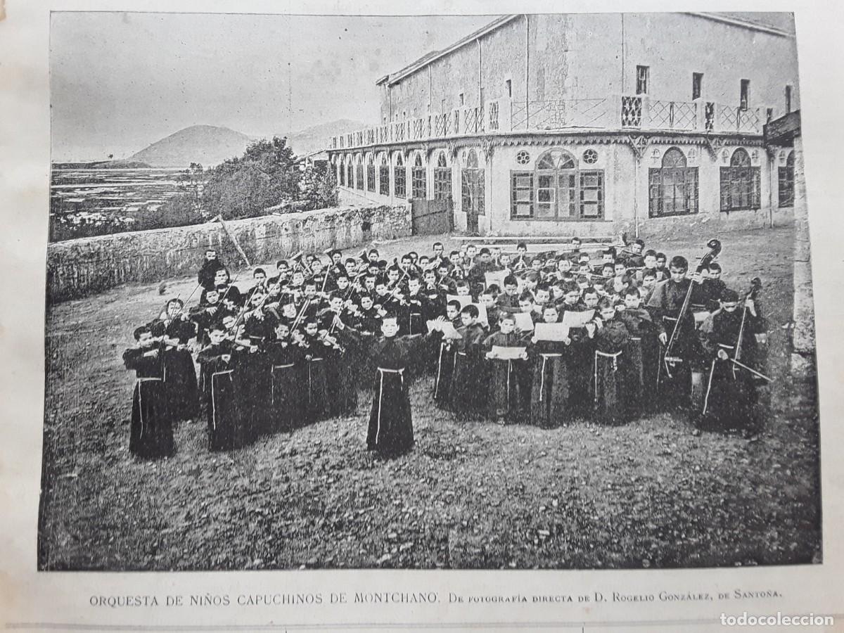 Colecionismo de Revistas e Jornais: ORQUESTA DE NI&Ntilde;OS CAPUCHINOS DE MONTCHANO SANTO&Ntilde;A 2 HOJAS REVISTA A&Ntilde;O 1891