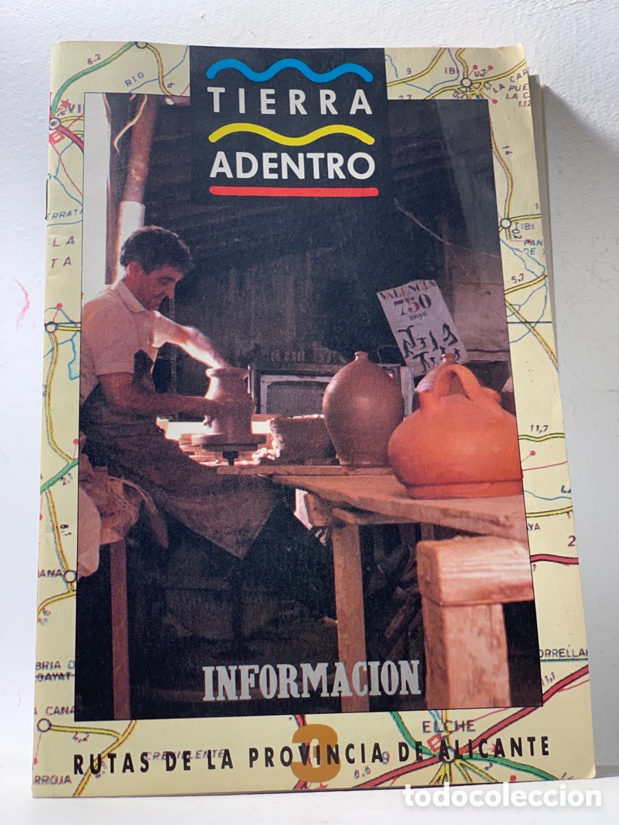 Coleccionismo de revistas y peri&oacute;dicos: TIERRA ADENTRO RUTAS DE LA PROVINCIA DE ALICANTE &middot;&middot;TIERRA DE ALFAREROS
