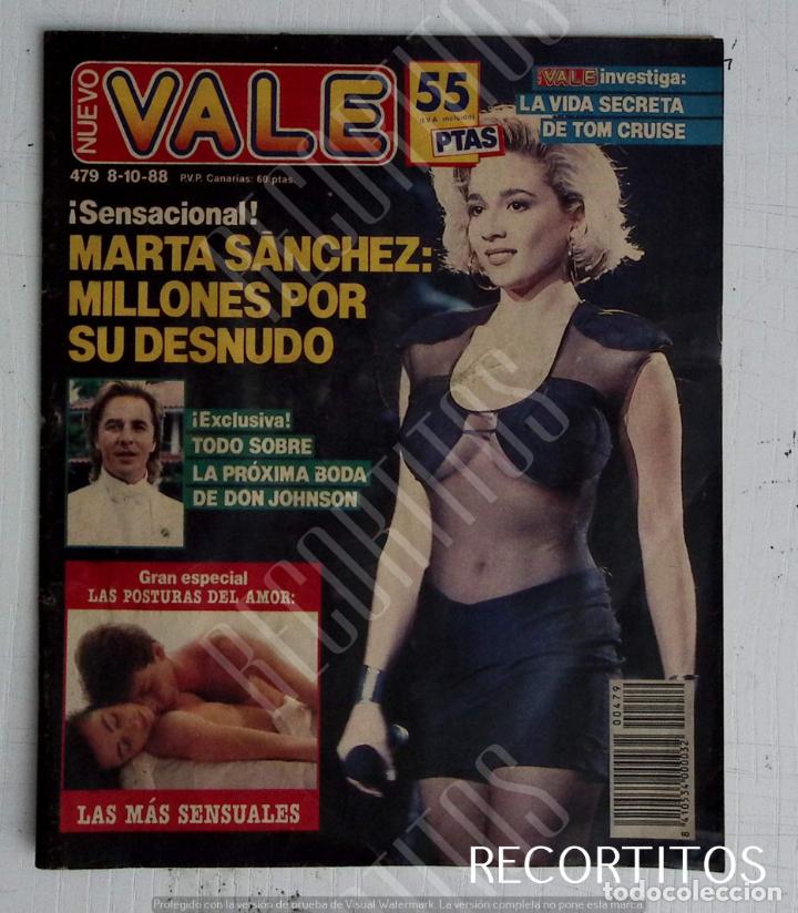 Collection Magazines and Newspapers: recorte portada marta sanchez don johnson