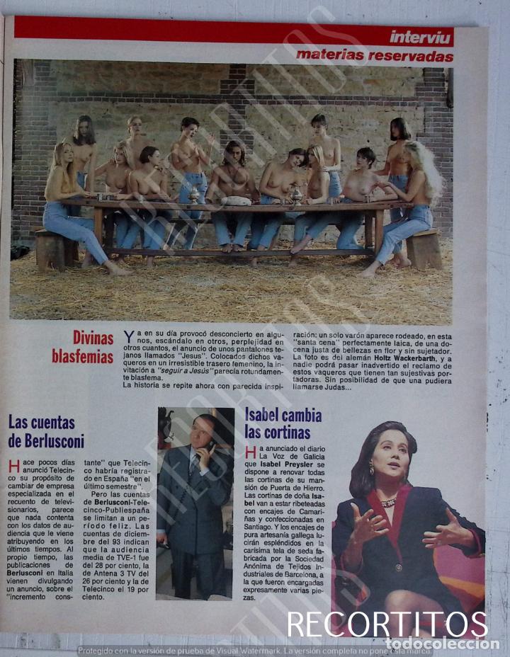 Coleccionismo de Revistas y Peri&oacute;dicos: isabel preysler holtz wackerbath jesus en vaqueros
