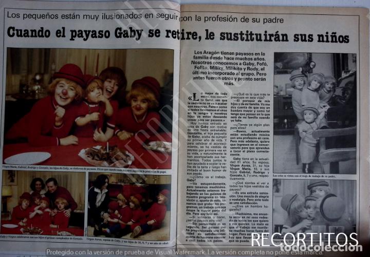 Coleccionismo de Revistas y Peri&oacute;dicos: LOS HIJOS DE GABY LOS PAYASOS DE LA TELE