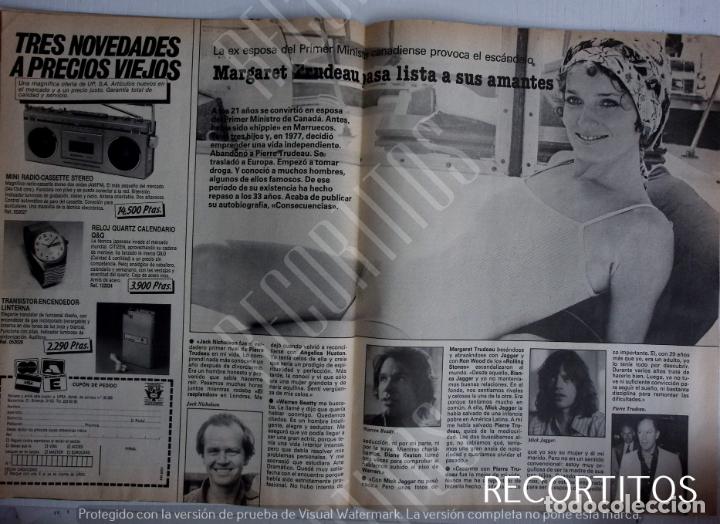 Coleccionismo de Revistas y Peri&oacute;dicos: MARGARET TRUDEAU MICK JAGGER