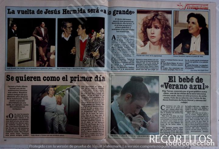 Coleccionismo de Revistas y Peri&oacute;dicos: JESUS HERMIDA PEDRO MACIA PILAR TORRES VICTORIA VERA CARMEN SARMIENTO