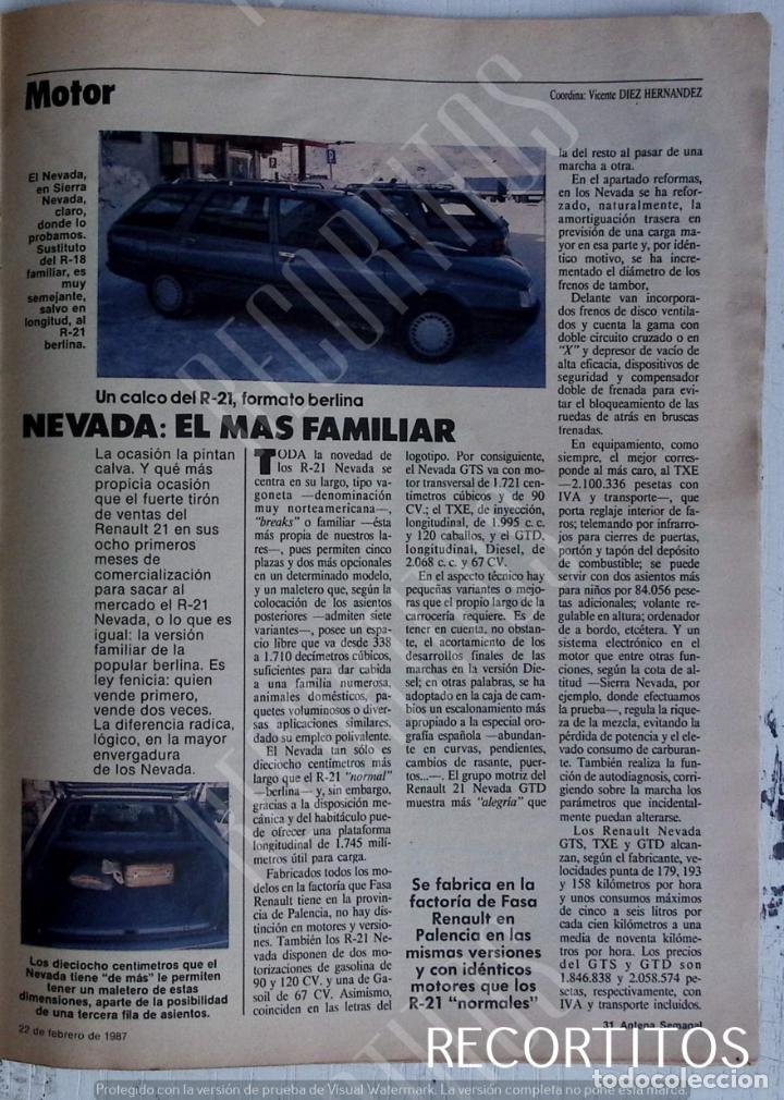 Coleccionismo de revistas y peri&oacute;dicos: SEAT NEVADA