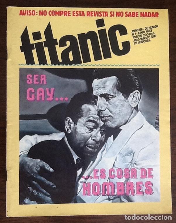 Coleccionismo de Revistas y Peri&oacute;dicos: TITANIC NUMERO 1 A&Ntilde;O 1983. ENVIO CERTIFICADO INCLUIDO.