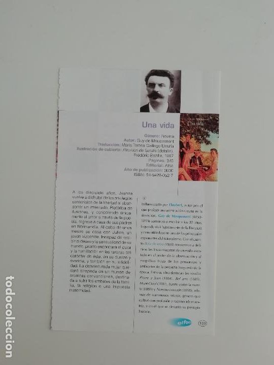Coleccionismo de Revistas y Peri&oacute;dicos: Recorte Rese&ntilde;as Una vida Maupassant Yo ellas y el otro Gonzalo Su&aacute;rez [2000] El foco Literatura