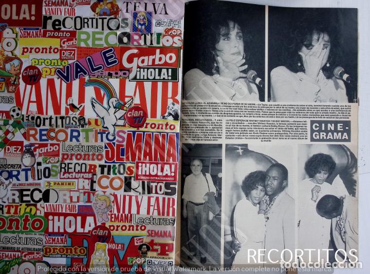 Colecionismo de Revistas e Jornais: ELIZABETH TAYLOR LIZ WHITNEY HOUSTON ANTONIO FERRANDIS