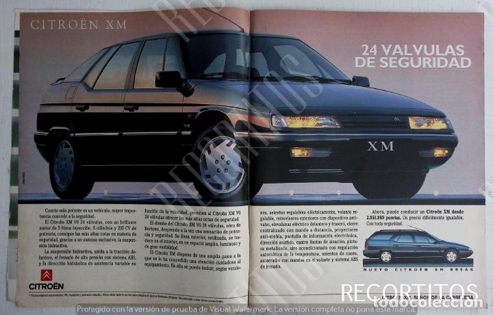 Coleccionismo de Revistas y Peri&oacute;dicos: CITROEN XM ANUNCIO PUBLICIDAD