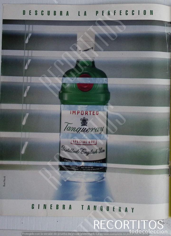 Coleccionismo de revistas y peri&oacute;dicos: tanqueray gin ginebra anuncio publicidad