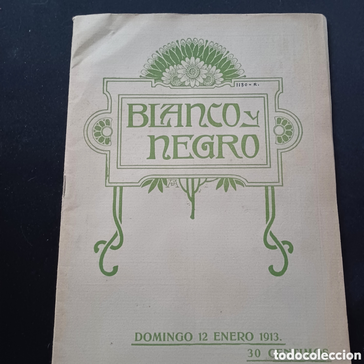 Coleccionismo de Revistas y Peri&oacute;dicos: REVISTA BLANCO Y NEGRO A&Ntilde;O 1913