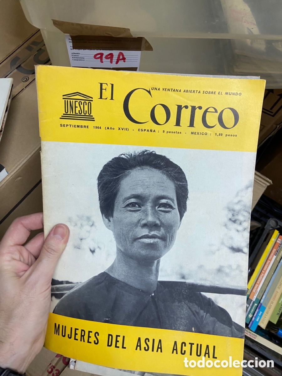 Collezionismo di Riviste e Giornali: 99A revista El Correo Unesco. Septiembre 1964. Mujeres del asia actual