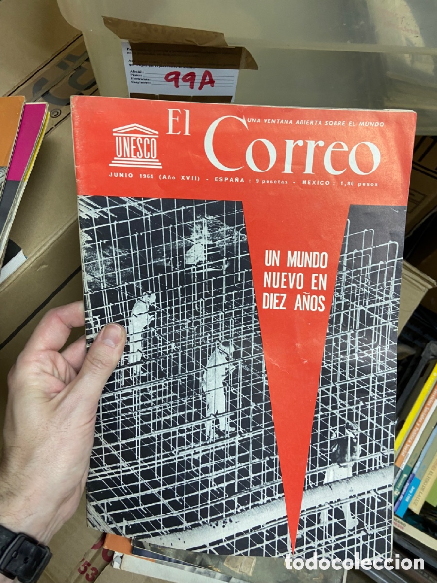 Collezionismo di Riviste e Giornali: 99A revista El Correo Unesco. Junio 1964. UN MUNDO NUEVO EN DIEZ A&Ntilde;OS