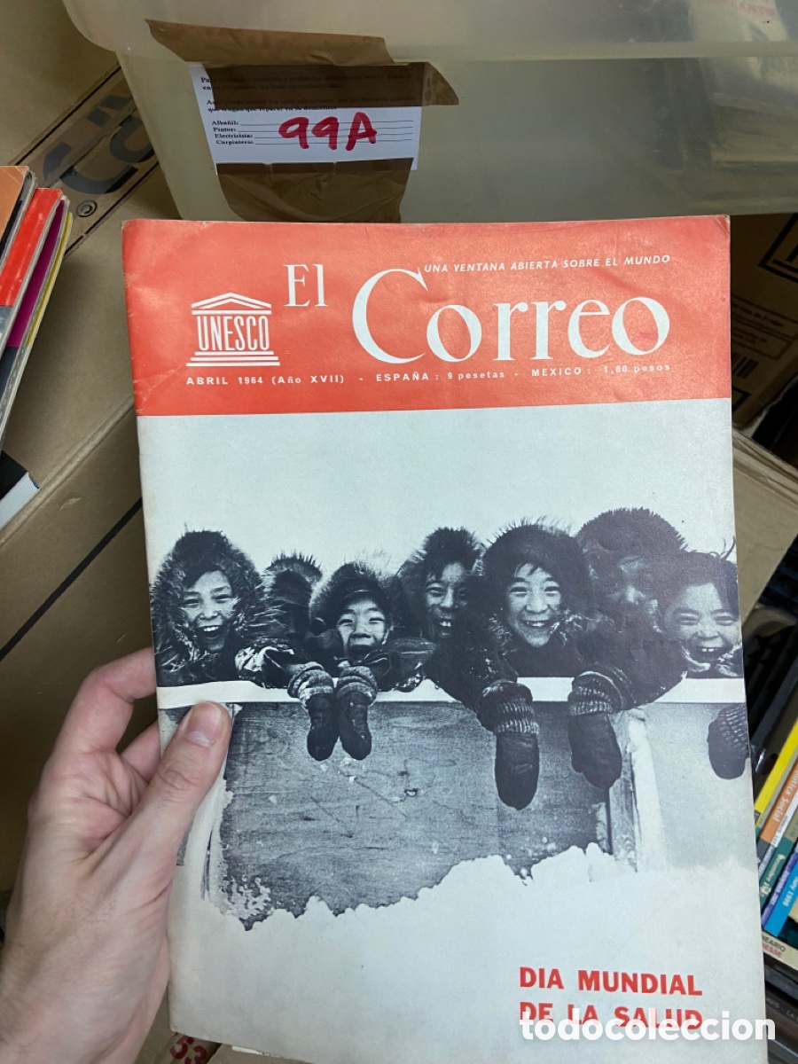 Collezionismo di Riviste e Giornali: 99A revista El Correo Unesco. Abril 1964. D&iacute;a mundial de la salud