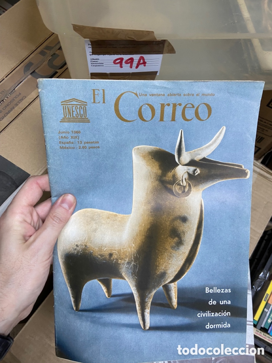 Collezionismo di Riviste e Giornali: 99A revista El Correo Unesco. Junio 1966. Bellezas de una civilizaci&oacute;n dormida