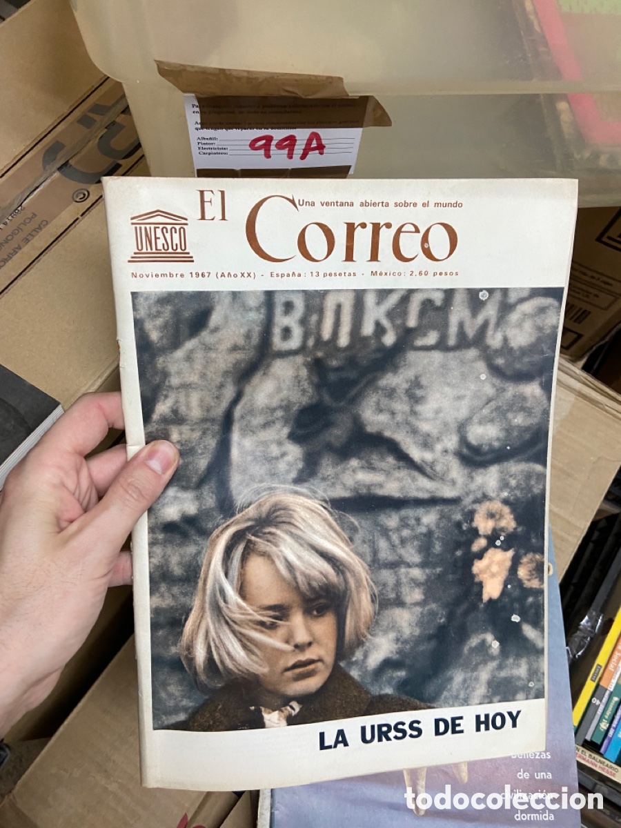 Collezionismo di Riviste e Giornali: 99A revista El Correo Unesco. Junio 1967. LA URSS DE HOY