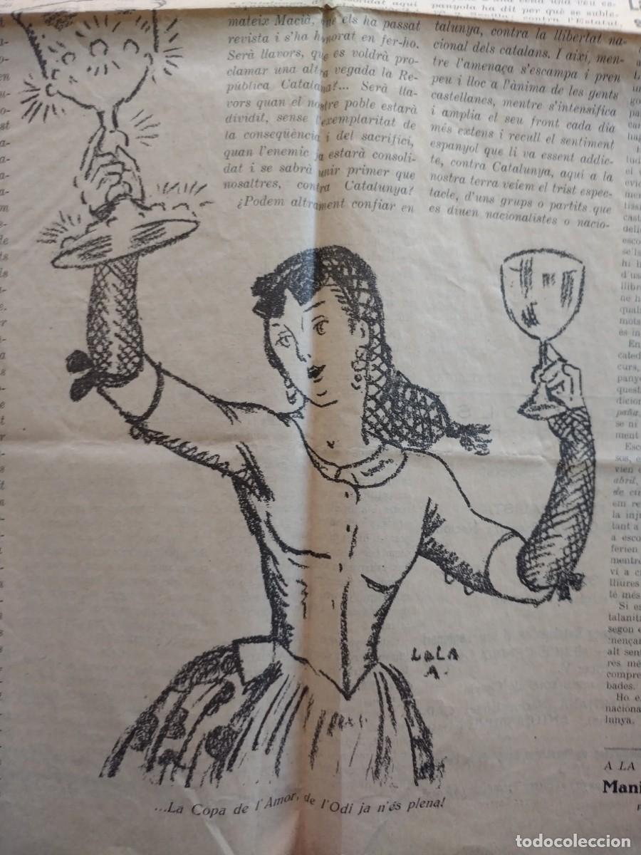 Coleccionismo de Revistas y Peri&oacute;dicos: NOSALTRES SOLS! N&ordm; 134. CATALANS, VOTEU EN BLANC! 1933. - PUBLICACI&Oacute;. LOLA ANGLADA - DANIEL CARDONA