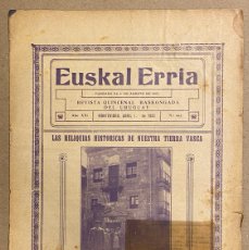Coleccionismo de Revistas y Periódicos: EUSKAL ERRIA N° 662 (1933). REVISTA QUINCENAL BASKONGADA DE URUGUAY.