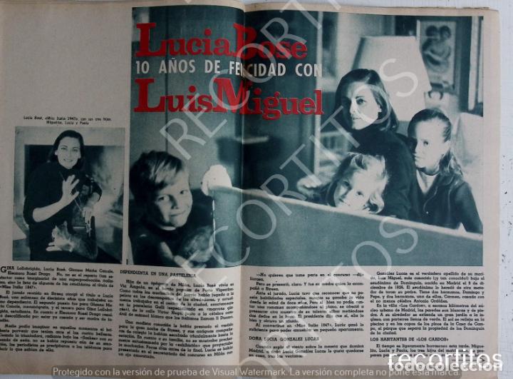 Coleccionismo de revistas y peri&oacute;dicos: LUCIA BOSE MIGUEL BOSE LUIS MIGUEL DOMINGUIN