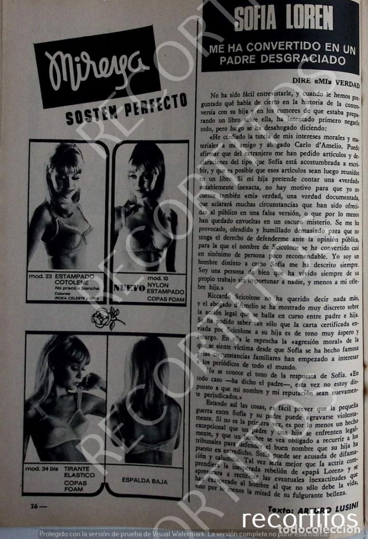 Coleccionismo de revistas y peri&oacute;dicos: MIREYA LENCERIA EL SOSTEN PERFECTO ANUNCIO PUBLICIDAD