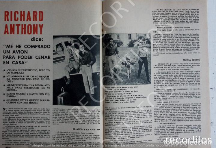 Coleccionismo de revistas y peri&oacute;dicos: RICHARD ANTHONY