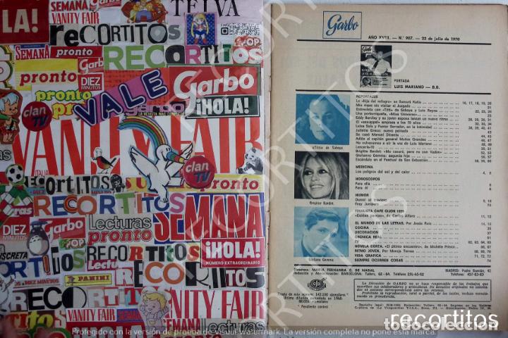 Coleccionismo de Revistas y Peri&oacute;dicos: GIULIANO GEMMA LUIS MARIANO BB BRIGITTE BARDOT