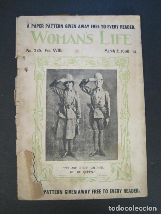 Collection Magazines and Newspapers: WOMAN'S LIFE-N&ordm; 225 VOL XVIII-A&Ntilde;O 1900-REVISTA ANTIGUA-VER FOTOS-(K-9957)