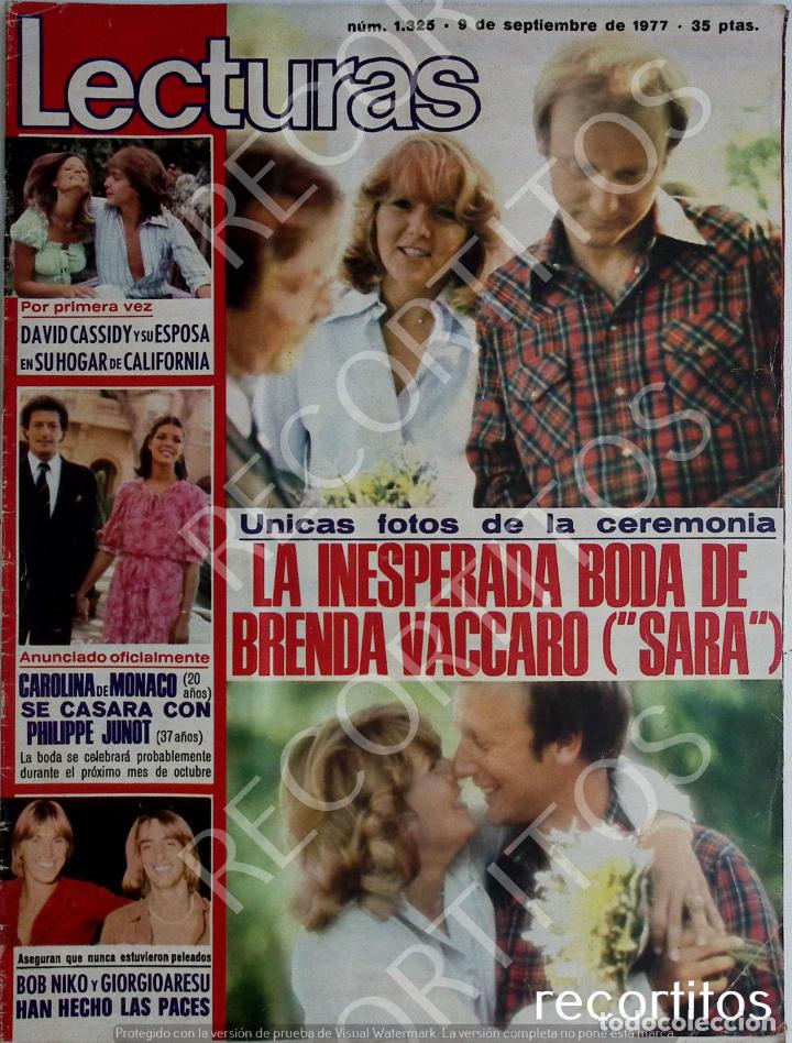 Sammeln von Zeitschriften und Zeitungen: recorte portada brenda vaccaro david cassidy carolina de monaco bob niko giorgio aresu