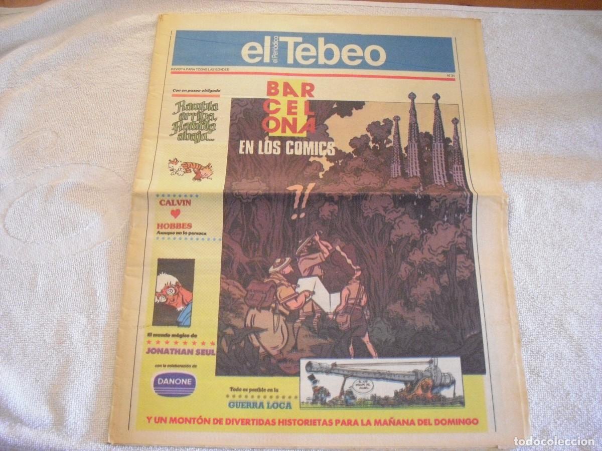 Collectionnisme de Revues et Journaux: EL TEBEO , EL PERIODICO N. 31. BARCELONA EN LOS COMICS.