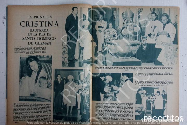 Coleccionismo de revistas y peri&oacute;dicos: LA PRINCESA CRISTINA BAUTIZO