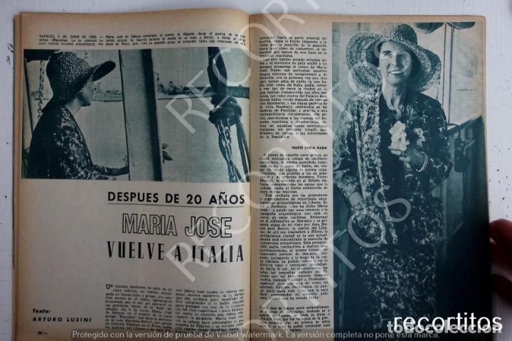 Coleccionismo de revistas y peri&oacute;dicos: LA REINA MARIA JOSE DE ITALIA