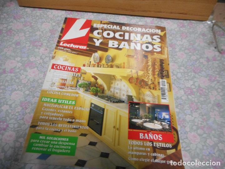 Coleccionismo de revistas y peri&oacute;dicos: LECTURAS. ESPECIAL DECORACI&Oacute;N COCINAS Y BA&Ntilde;OS.