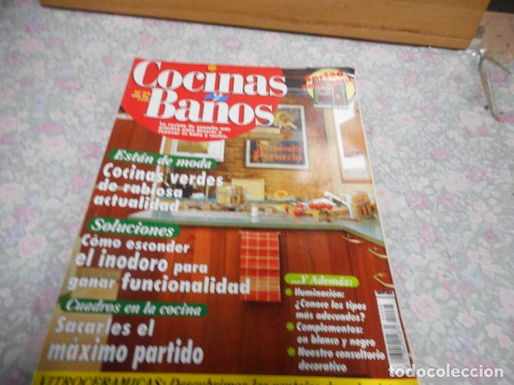 Coleccionismo de revistas y peri&oacute;dicos: COCINAS Y BA&Ntilde;OS. ESTAN DE MODA. COCINAS VERDES DE RABIOSA ACTUALIDAD