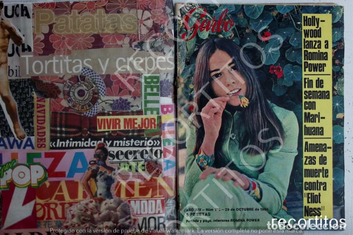 Coleccionismo de revistas y peri&oacute;dicos: RECORTE PORTADA ROMINA POWER