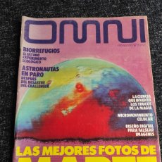Coleccionismo de Revistas y Periódicos: OMNI Nº 10. AGOSTO 1987 LAS MEJORES FOTOS DE MARTE - EN ESPAÑOL